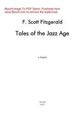 книга Tales of the Jazz Age