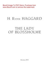 книга The Lady of Blossholme