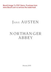 книга Northanger Abbey