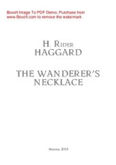 книга The Wanderer’s Necklace