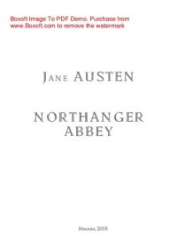 обложка Northanger Abbey