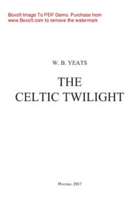 обложка The Celtic Twilight